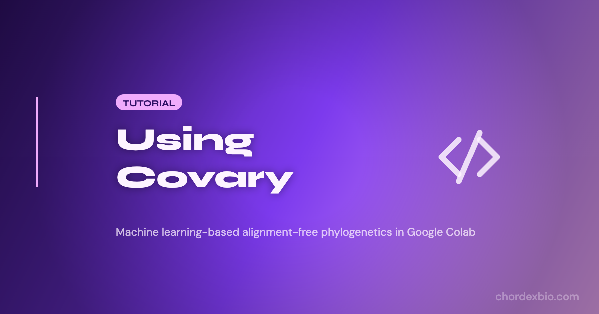 How to Use Covary for Alignment-Free Phylogenetic Analysis in Google Colab: A Beginner's Step-by-Step Guide