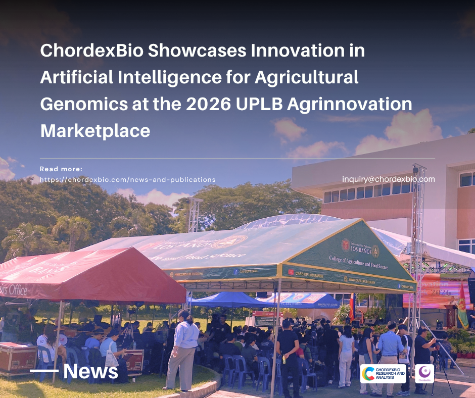 ChordexBio Showcases Innovation in Artificial Intelligence for Agricultural Genomics at the 2026 UPLB Agrinnovation Marketplace